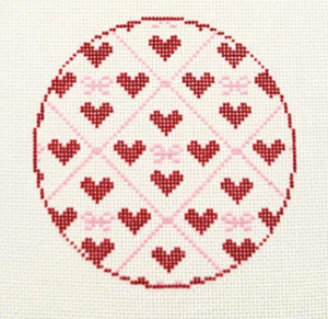 Heart Trellis Round