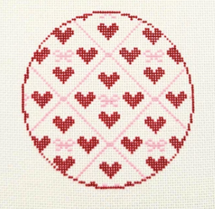 Heart Trellis Round