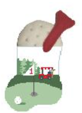 Golf mini sock with insert