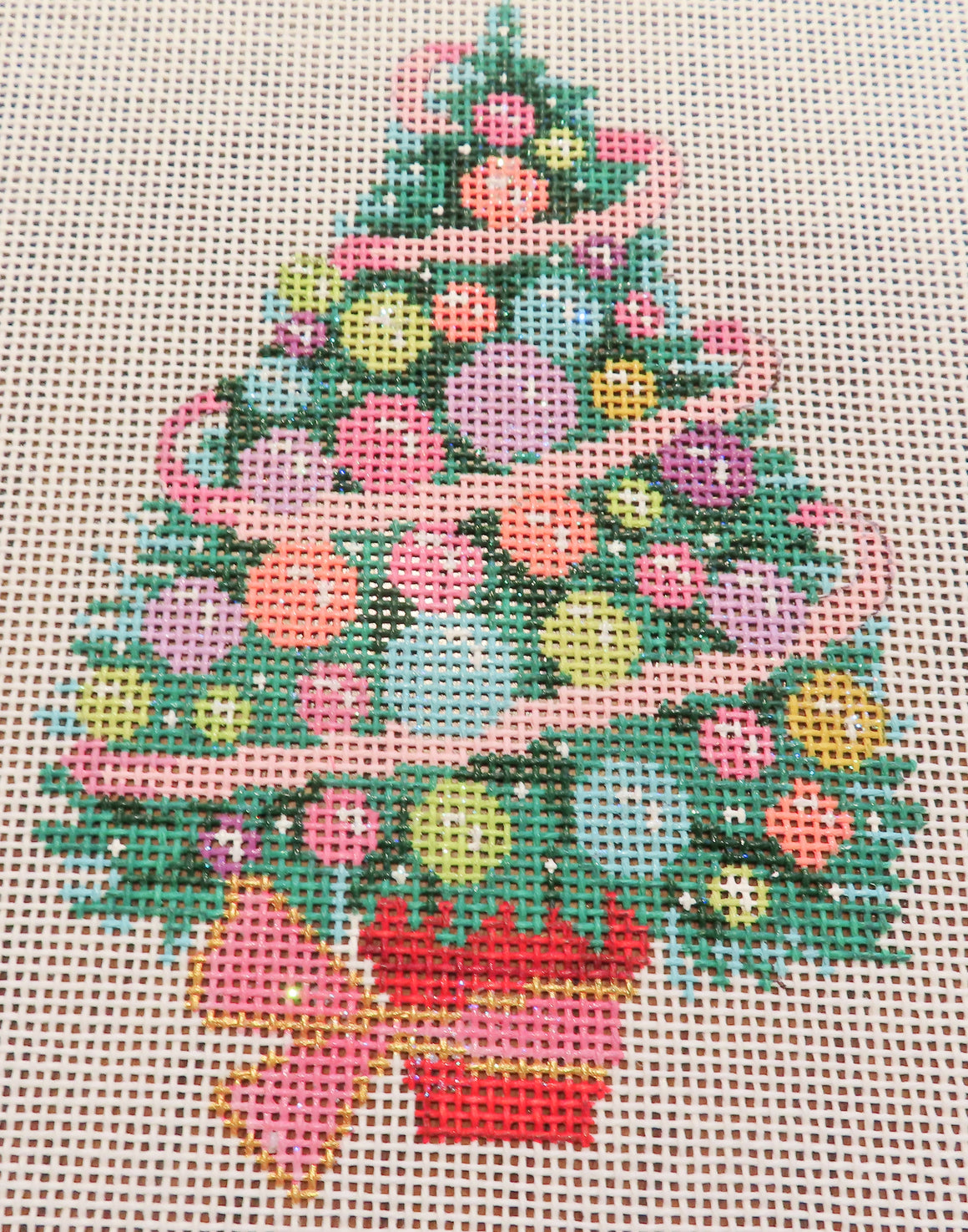 Pastel Christmas Tree Ornament