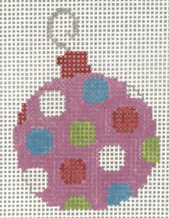 Dots on Pink Ornament