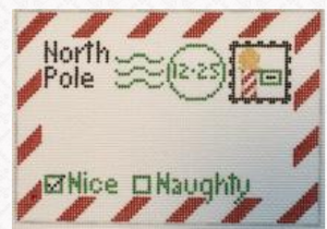 Naughty/Nice Postcard