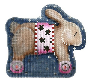 Bunny on Wheels Ornament