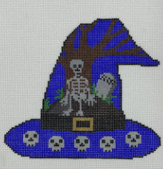 Skeleton Witch Hat