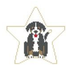 Bernese Star Ornament