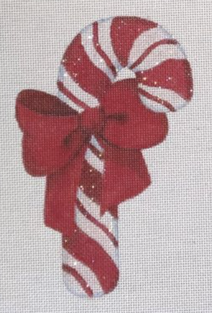 Candy Cane with Bow