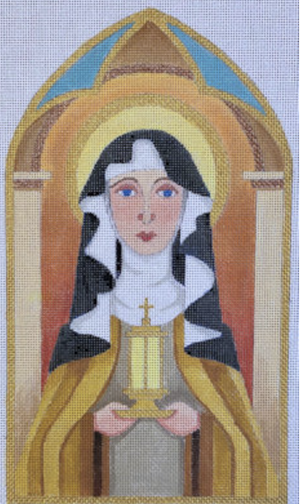 Saint Clare (Patron Saint of Needlepoint)