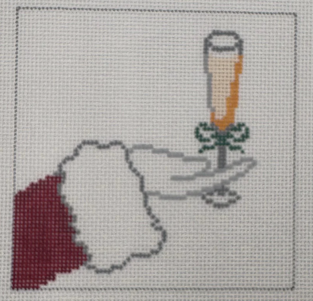 Santa Hand - Champagne