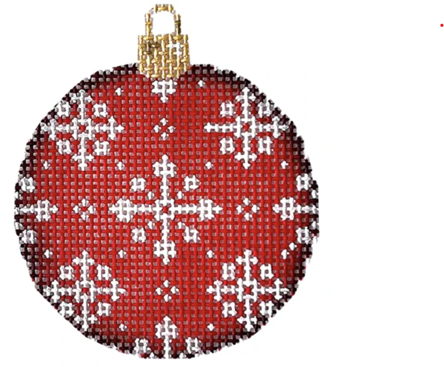 Mini Red Snowflakes Ornament