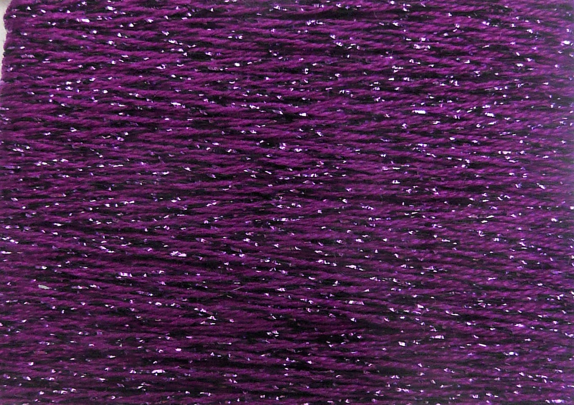Silk Lame Braid 18 Count- Blues & Purples