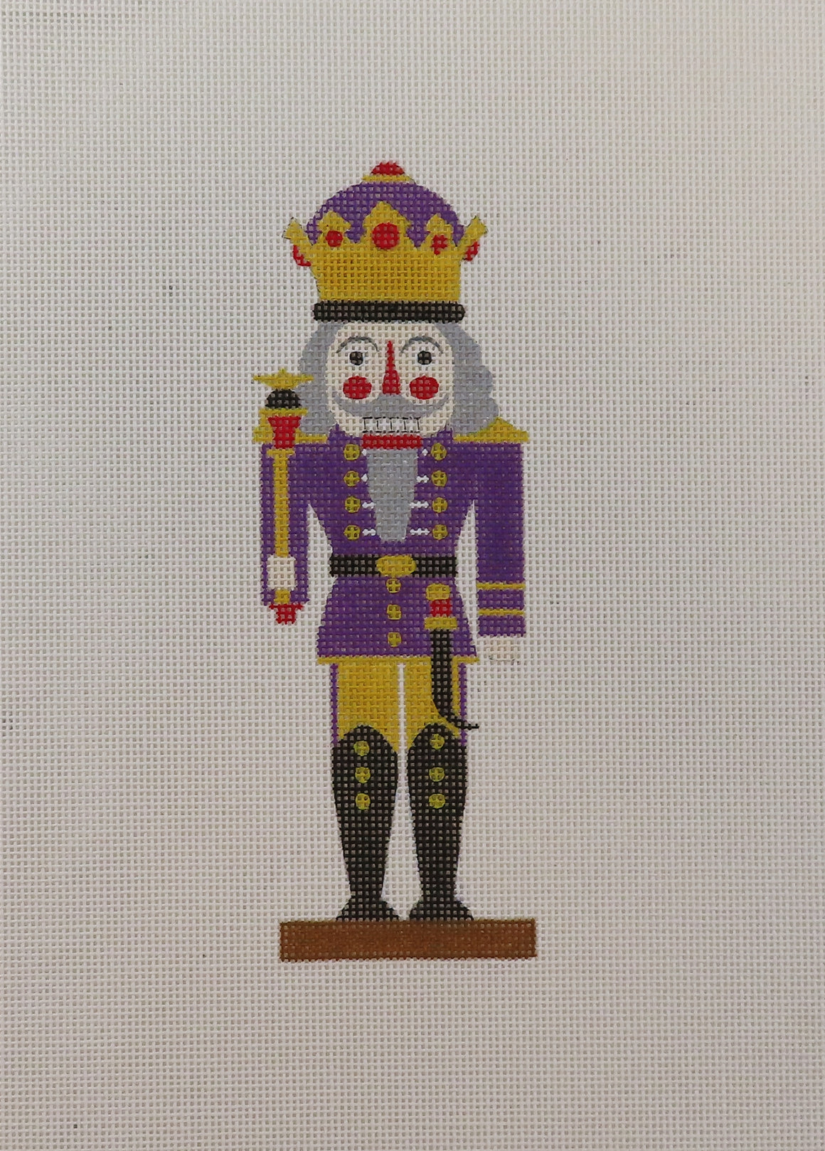 Nutcracker-Purple Ornament