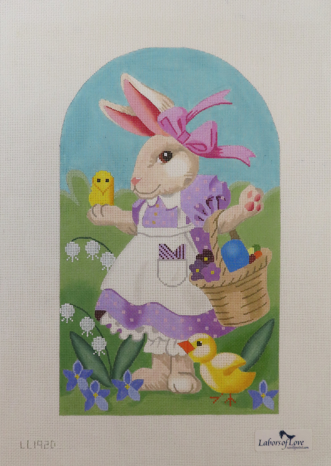 Girl Bunny with Basket