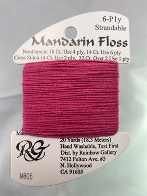 Mandarin Floss- Reds, Yellows, Oranges, Browns