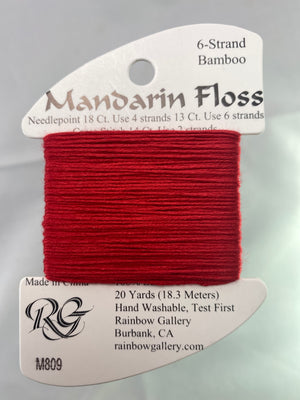 Mandarin Floss- Reds, Yellows, Oranges, Browns