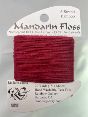 Mandarin Floss- Reds, Yellows, Oranges, Browns