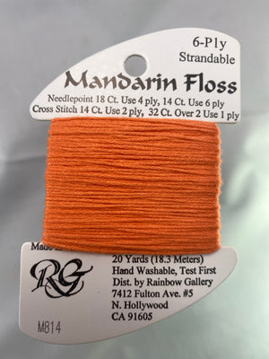 Mandarin Floss- Reds, Yellows, Oranges, Browns