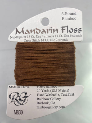 Mandarin Floss- Reds, Yellows, Oranges, Browns