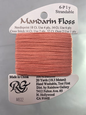 Mandarin Floss- Reds, Yellows, Oranges, Browns