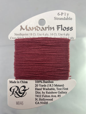 Mandarin Floss- Reds, Yellows, Oranges, Browns