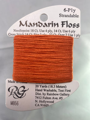 Mandarin Floss- Reds, Yellows, Oranges, Browns