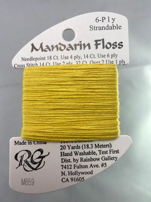 Mandarin Floss- Reds, Yellows, Oranges, Browns