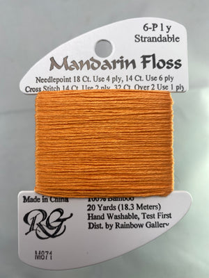 Mandarin Floss- Reds, Yellows, Oranges, Browns