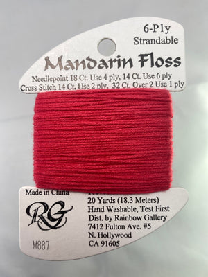 Mandarin Floss- Reds, Yellows, Oranges, Browns