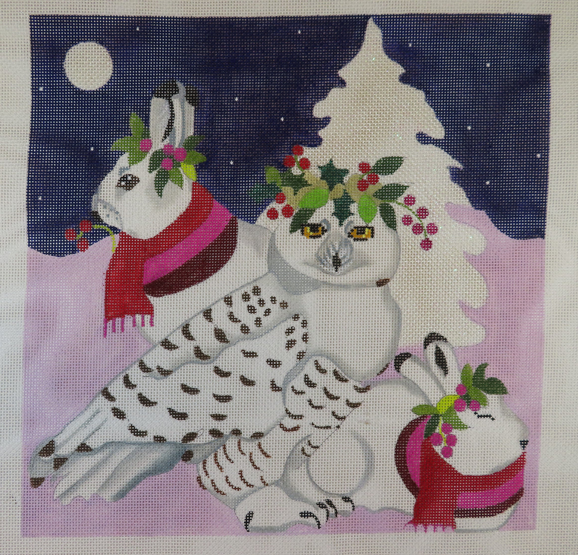 Arctic Owl and Hares