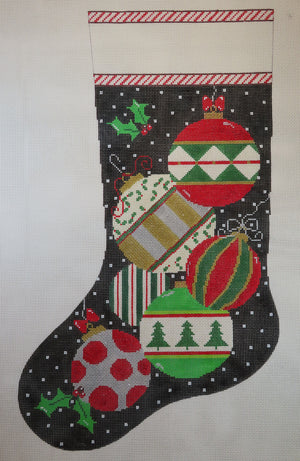 Sparkly Ornaments Stocking