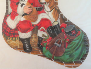 Fox Hunt Santa Stocking