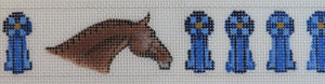 Horse & Blue Ribbon Belt