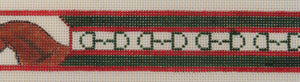 Red & Green Striped Horse Belt