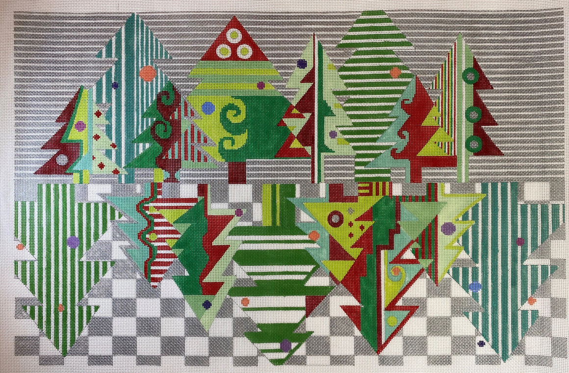 Geometric Christmas Trees