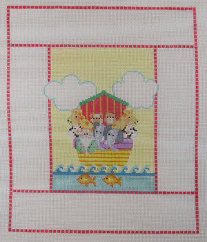 Noah's Ark Birth Sampler