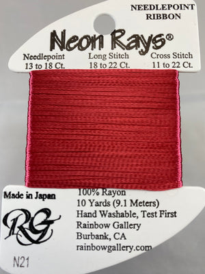 Neon Rays- Pinks, Reds, Greens, Yellows, Browns